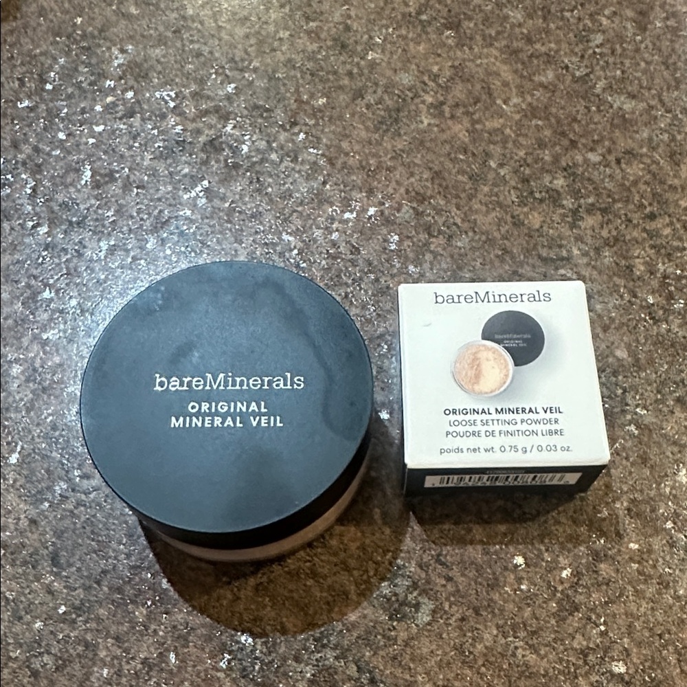 New Bare Minerals Mineral Veil full size mini travel translucent original powder